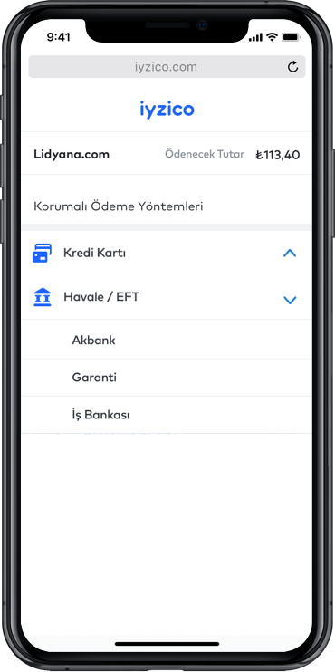 iyzico havale/eft ile ödeme