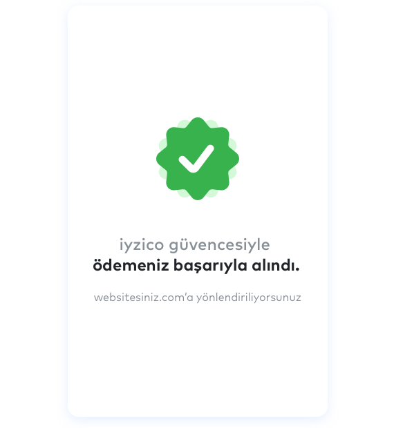 iyzico ile tek tıkla ödeme alın