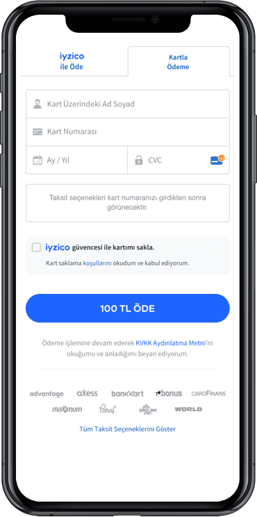 iyzico deposit