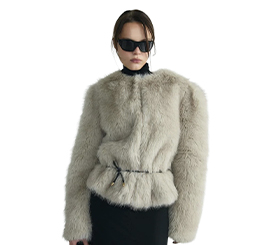 Suud Collection Gri Suni Kürk