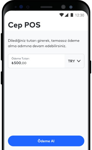 To receive contactless payments from all banks iyzico