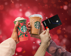 Starbucks'ta bakiye yüklemeni iyzico Kart'ınla yap, hediye içecek kazan.